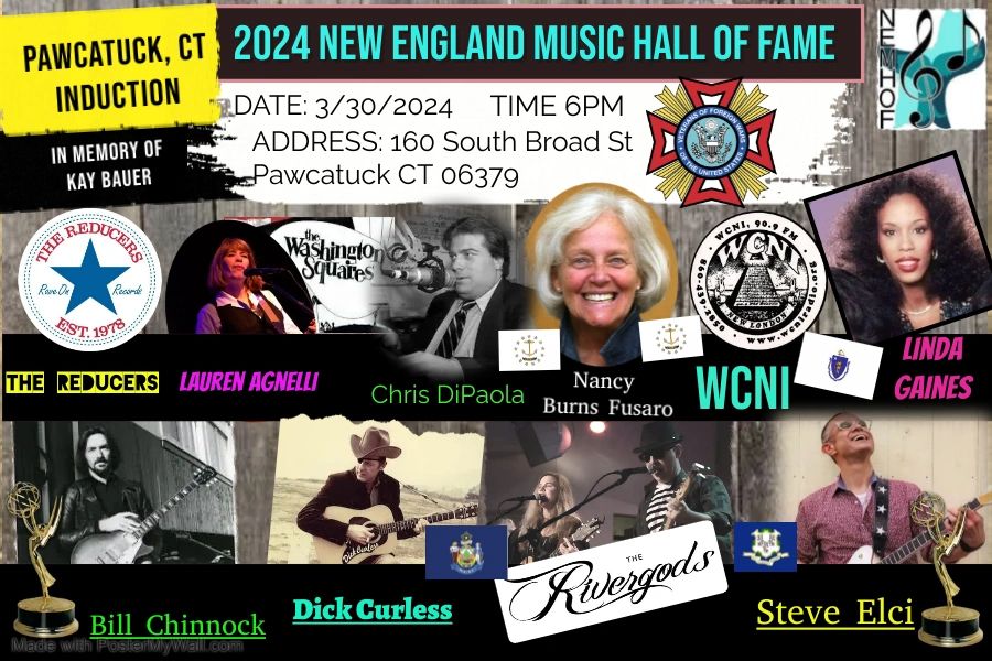 2024 New England Music Hall of Fame Rocks Groton Ct